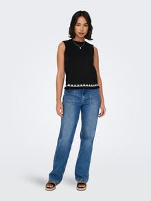 ONLY Normal geschnitten Rundhals Top -Black - 15324501