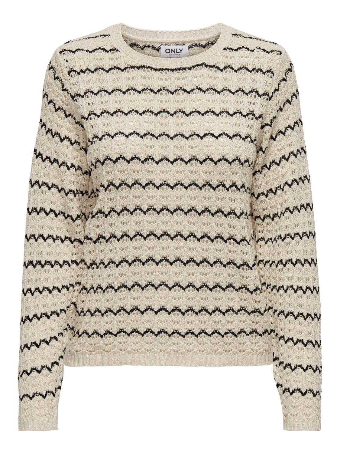 ONLY Normal passform O-ringning Pullover -Birch - 15324522