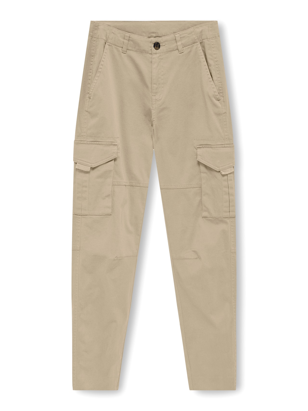 ONLY Classic cargo trousers -White Pepper - 15324569