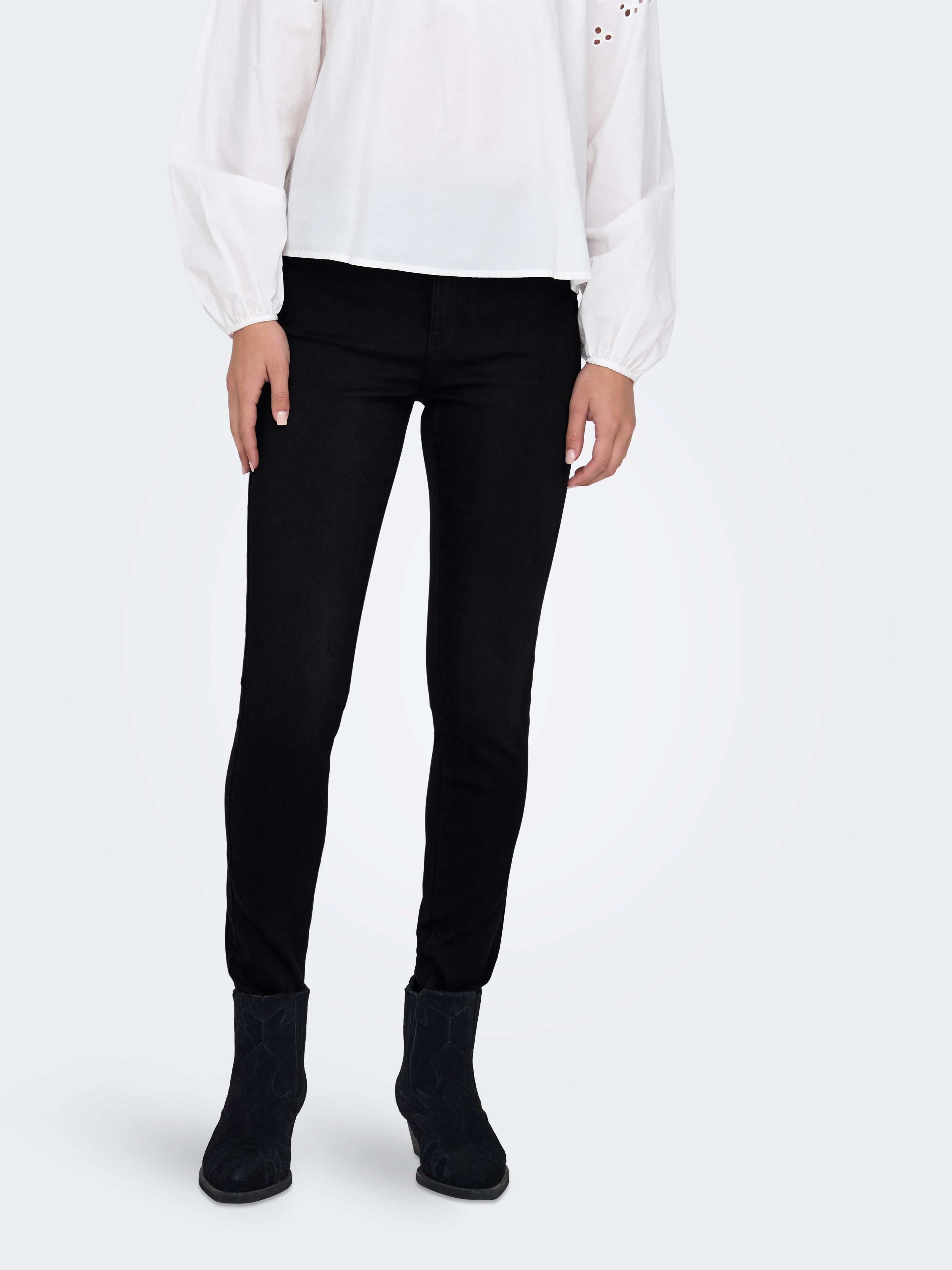 Onlrose Hohe Taille Skinny Fit Jeans