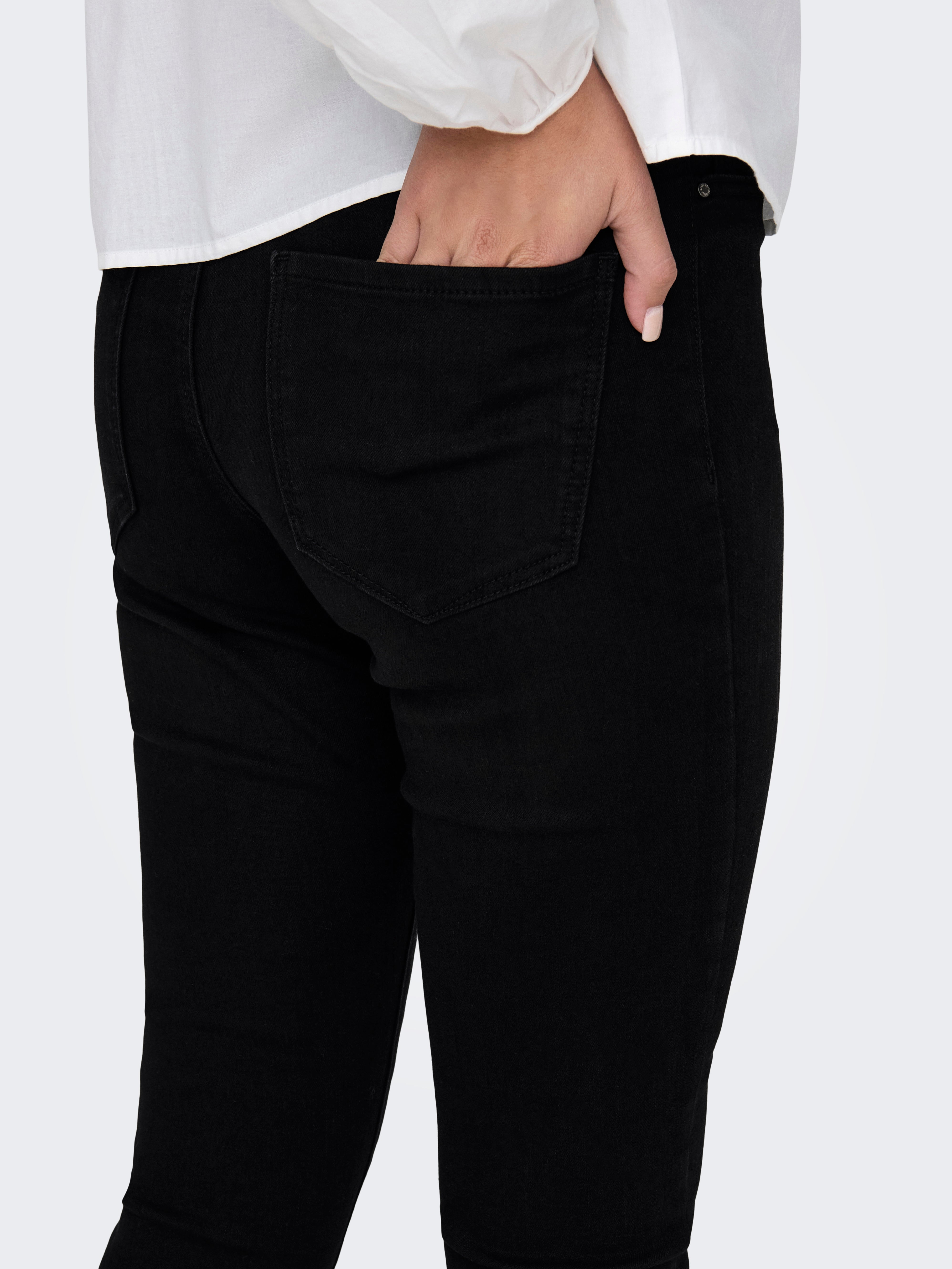 ONLROSE Taille haute Skinny Fit Jeans Noir ONLY®