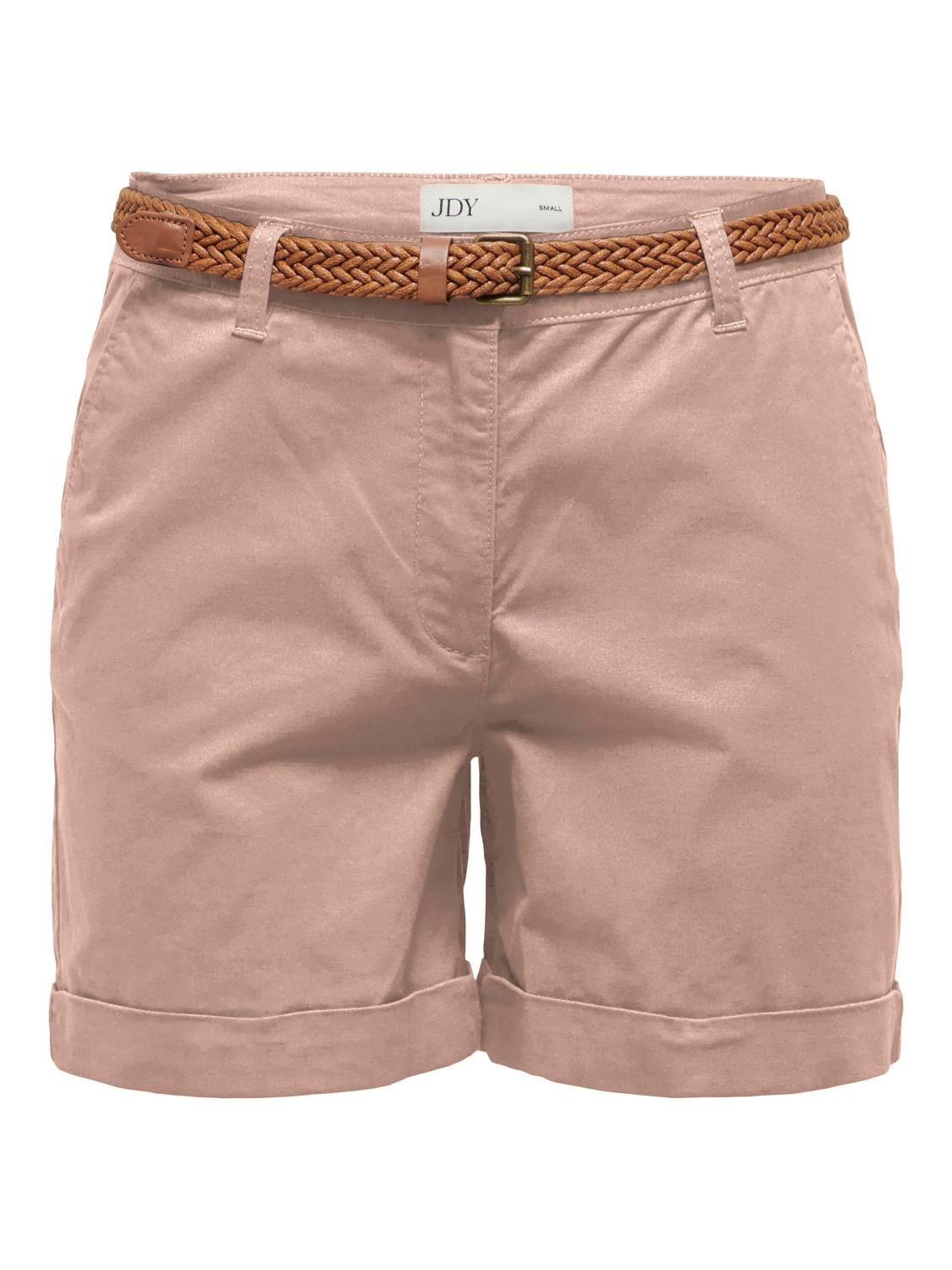 ONLY Shorts Regular Fit Taille moyenne Ourlets repliés -Rugby Tan - 15324743