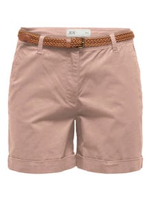 ONLY Shorts with mid waist -Rugby Tan - 15324743