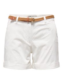 ONLY JDYCHICAGO Střední pas Regular Fit Šortky -Snow White - 15324743