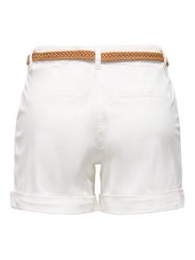ONLY JDYCHICAGO Střední pas Regular Fit Šortky -Snow White - 15324743