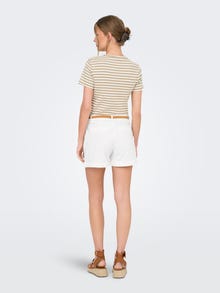 ONLY JDYCHICAGO Střední pas Regular Fit Šortky -Snow White - 15324743