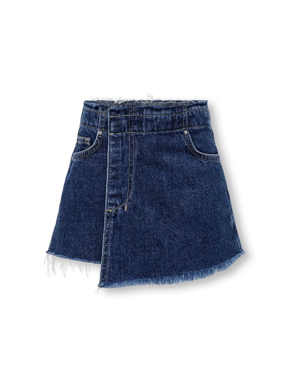 ONLY Minifalda -Medium Blue Denim - 15324754