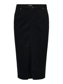 ONLY Curvy denim skirt -Black Denim - 15324767