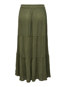 ONLY Mid waist Long skirt -Grape Leaf - 15324808