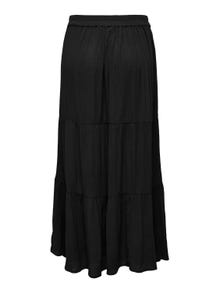 ONLY Midi nederdel -Black - 15324808