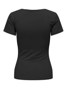 ONLY Reversible t-shirt -Black - 15324820