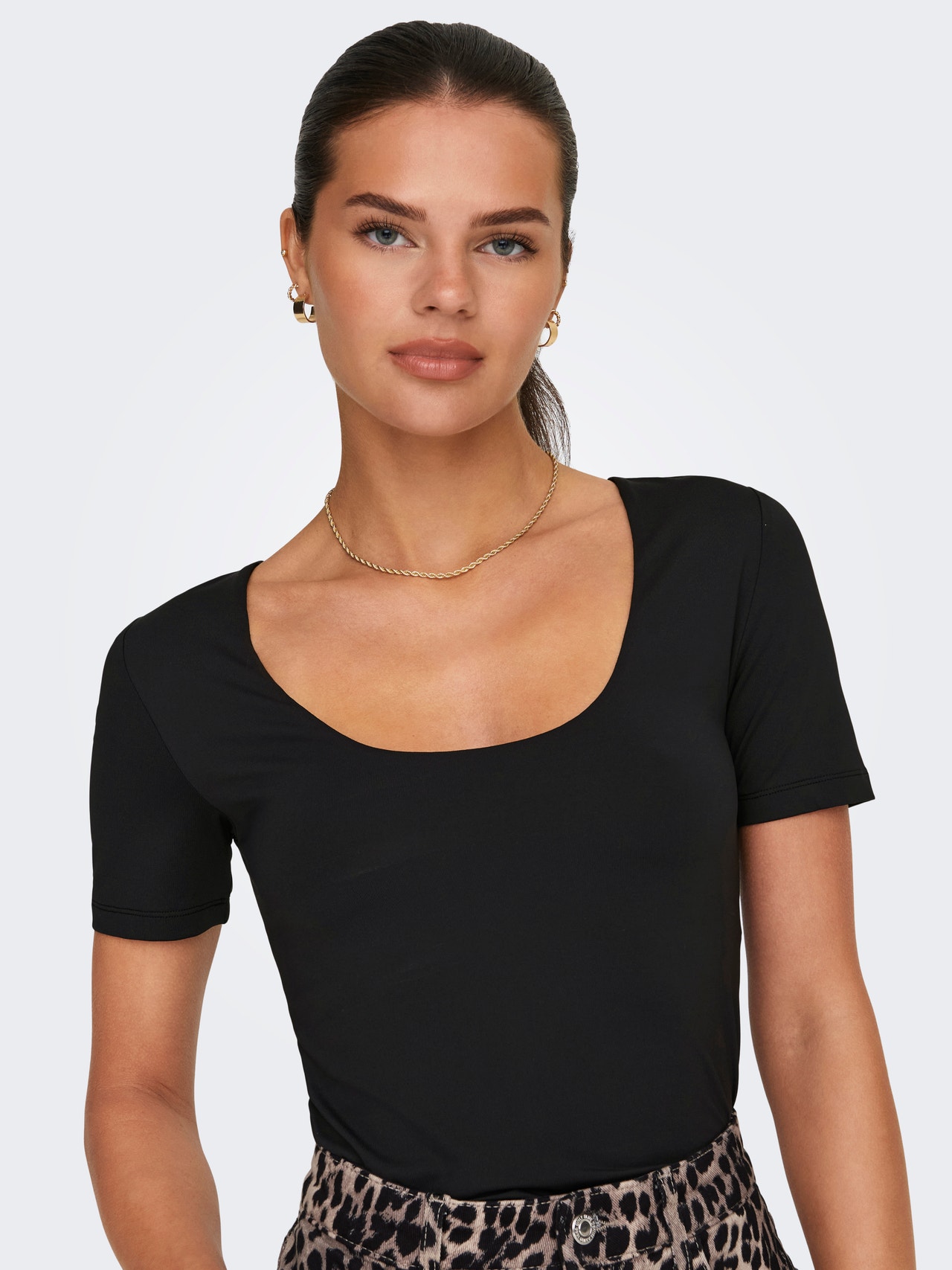 ONLY Vendbar t-shirt -Black - 15324820