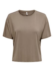 ONLY Tops Corte regular Cuello redondo Hombros caídos -Walnut - 15324822