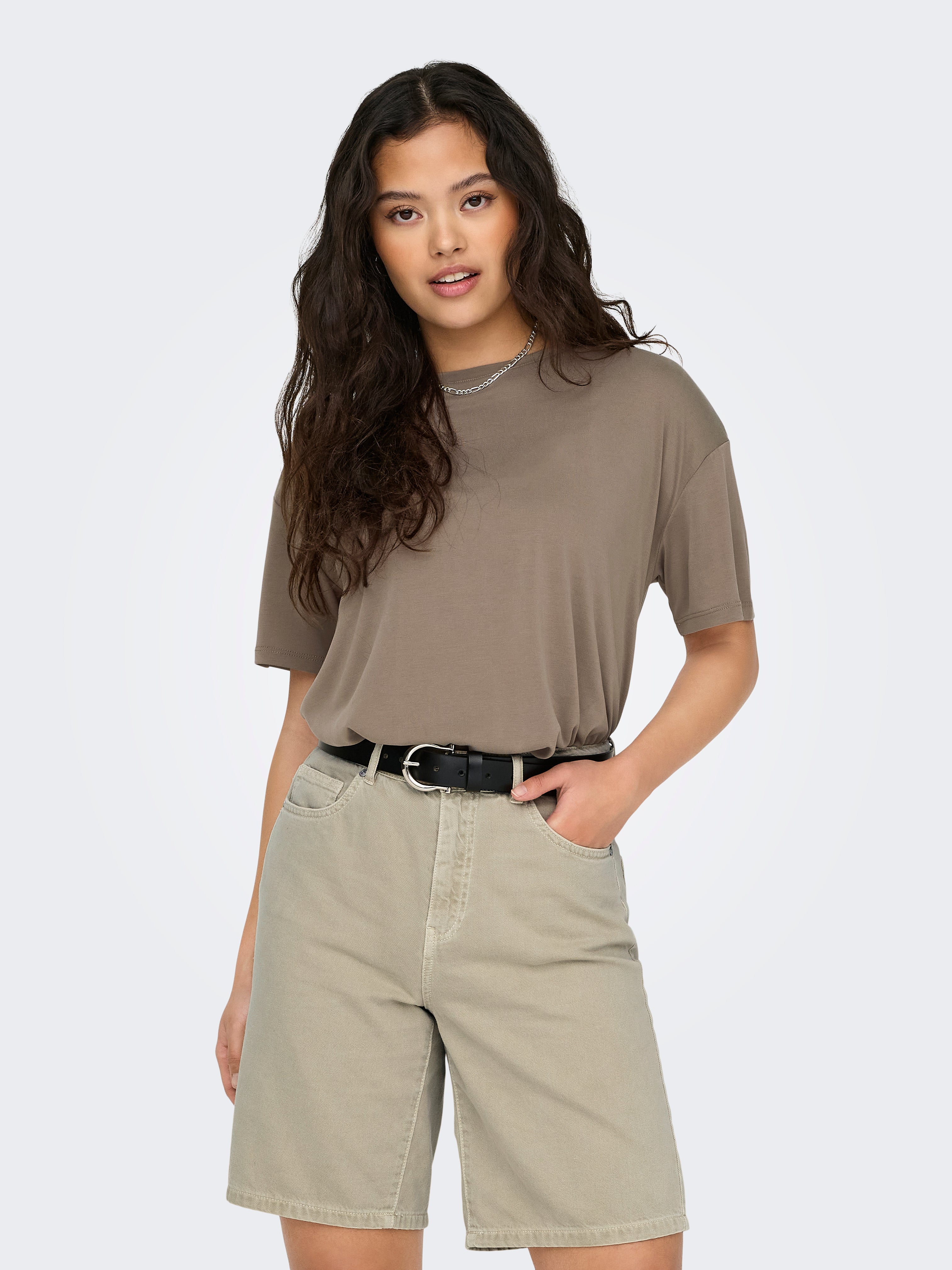 Cropped Oversize T-shirt - ONLY - Modalova