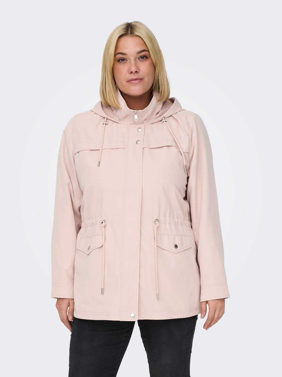 Rains curve jacket on sale rose