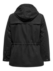 ONLY Curvy high neck jacket -Black - 15324874