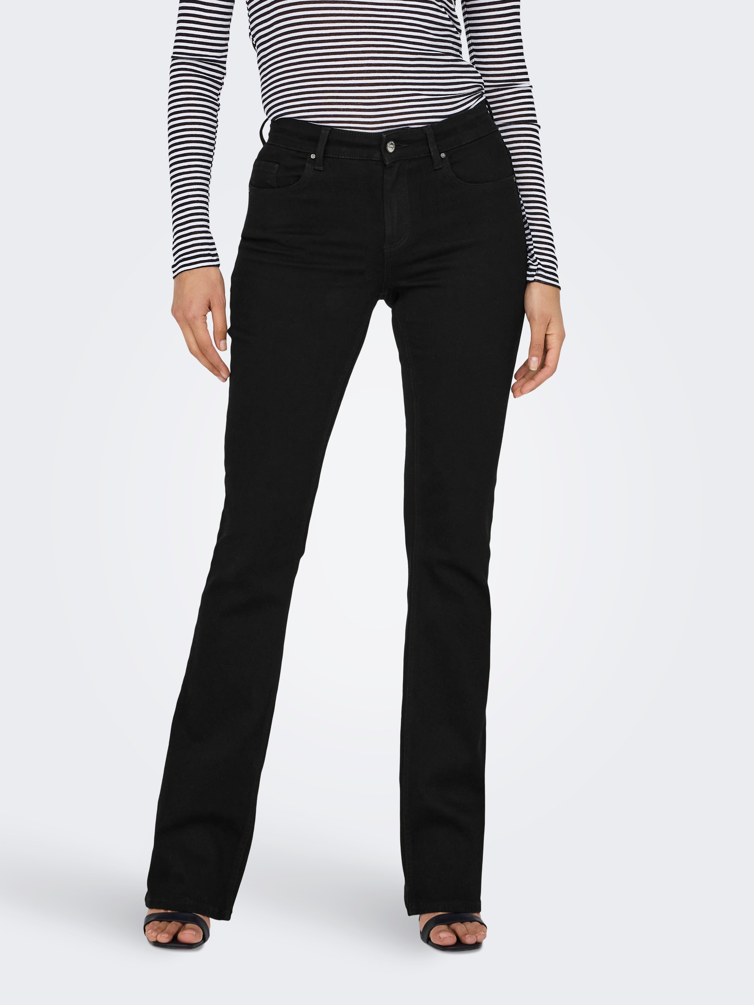 Thumbnail - Onlblush Mittlere Taille Ausgestellt Jeans
