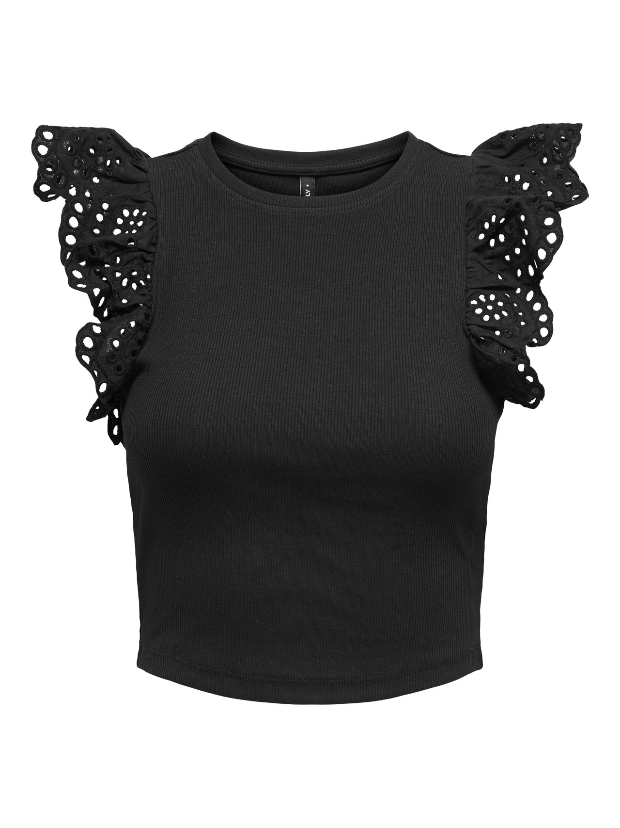 ONLY Tops Regular Fit Col rond -Black - 15324934