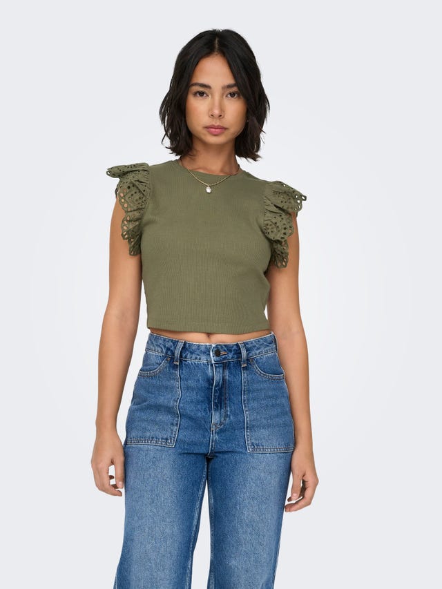 ONLY Regular Fit Round Neck Top - 15324934