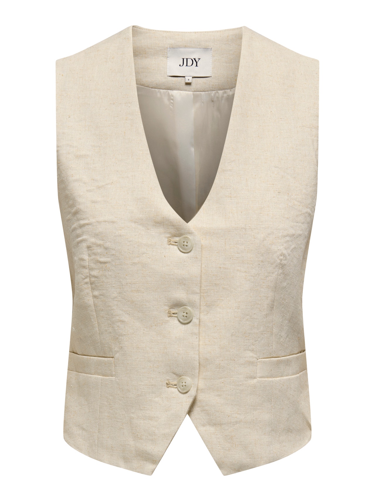 ONLY Tailored Waistcoat -Oatmeal - 15324995