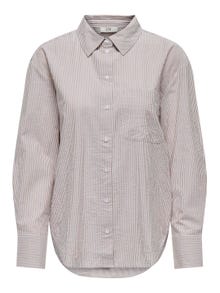 ONLY Regular fit skjorte  -Toasted Coconut - 15325013