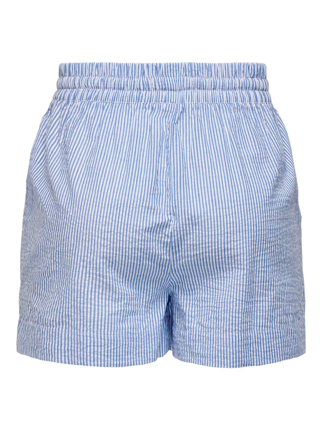 ONLY Shorts med bindebånd -French Blue - 15325018