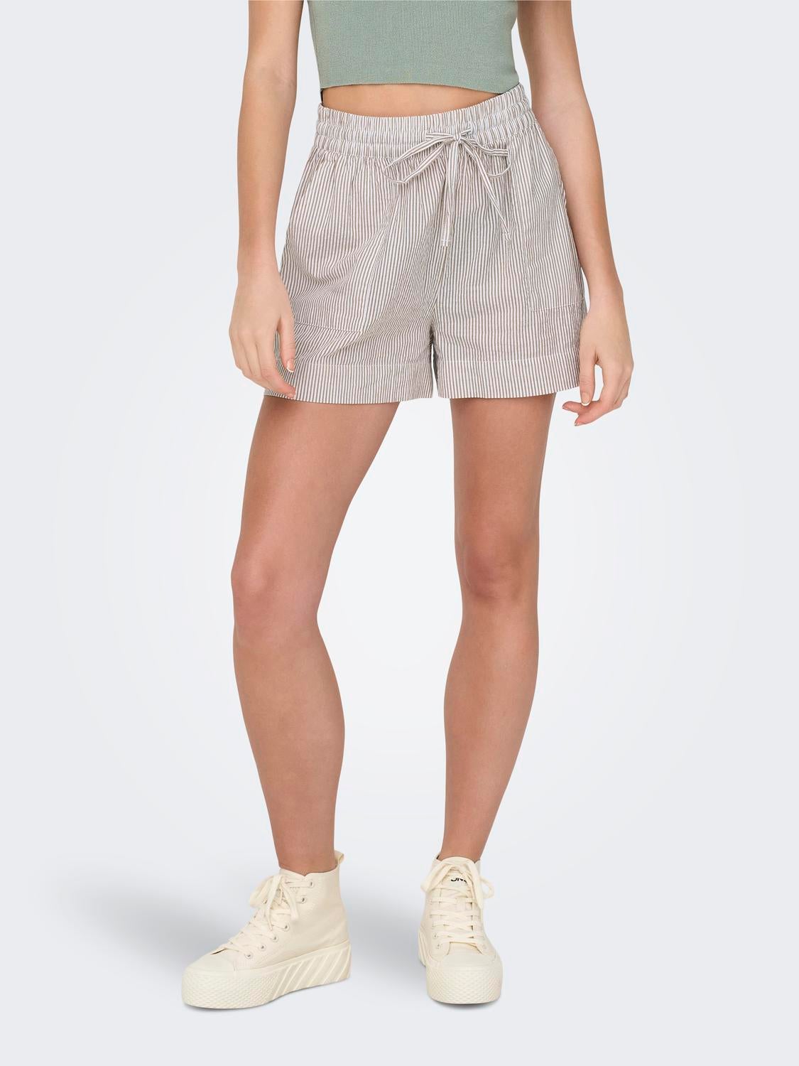 Jdylinna Mittlere Taille Normal Geschnitten Shorts