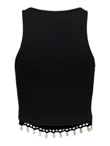 ONLY Regular Fit Round Neck Top -Black - 15325019