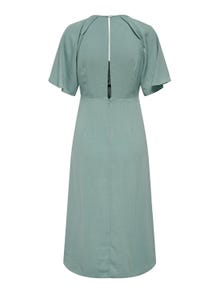 ONLY Midi v-neck dress -Chinois Green - 15325030