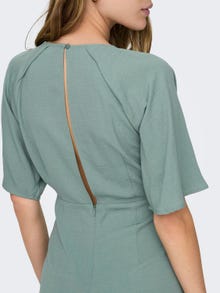 ONLY Midi v-neck dress -Chinois Green - 15325030