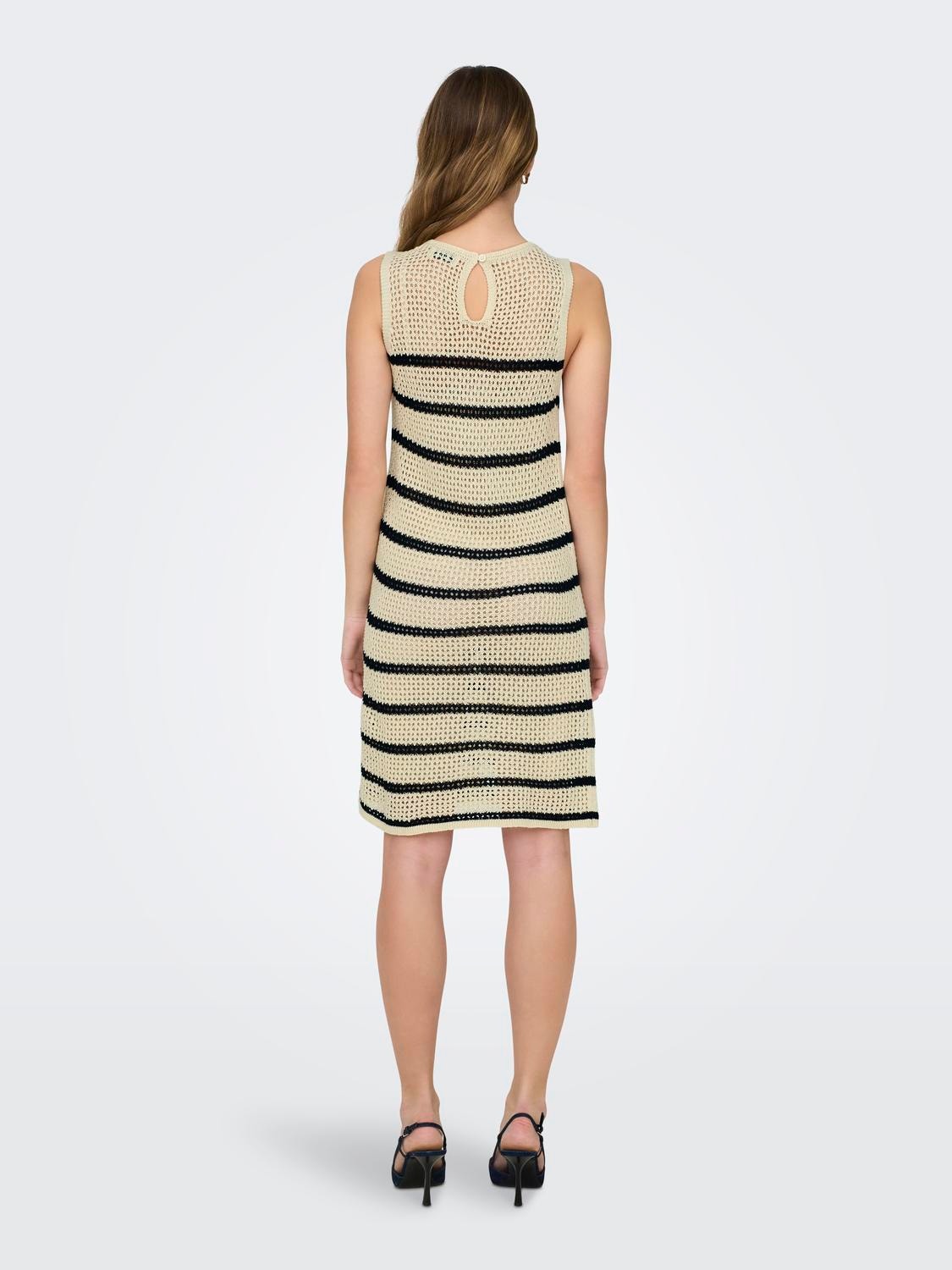 ONLY Regular Fit O-hals Kort kjole -Birch - 15325046