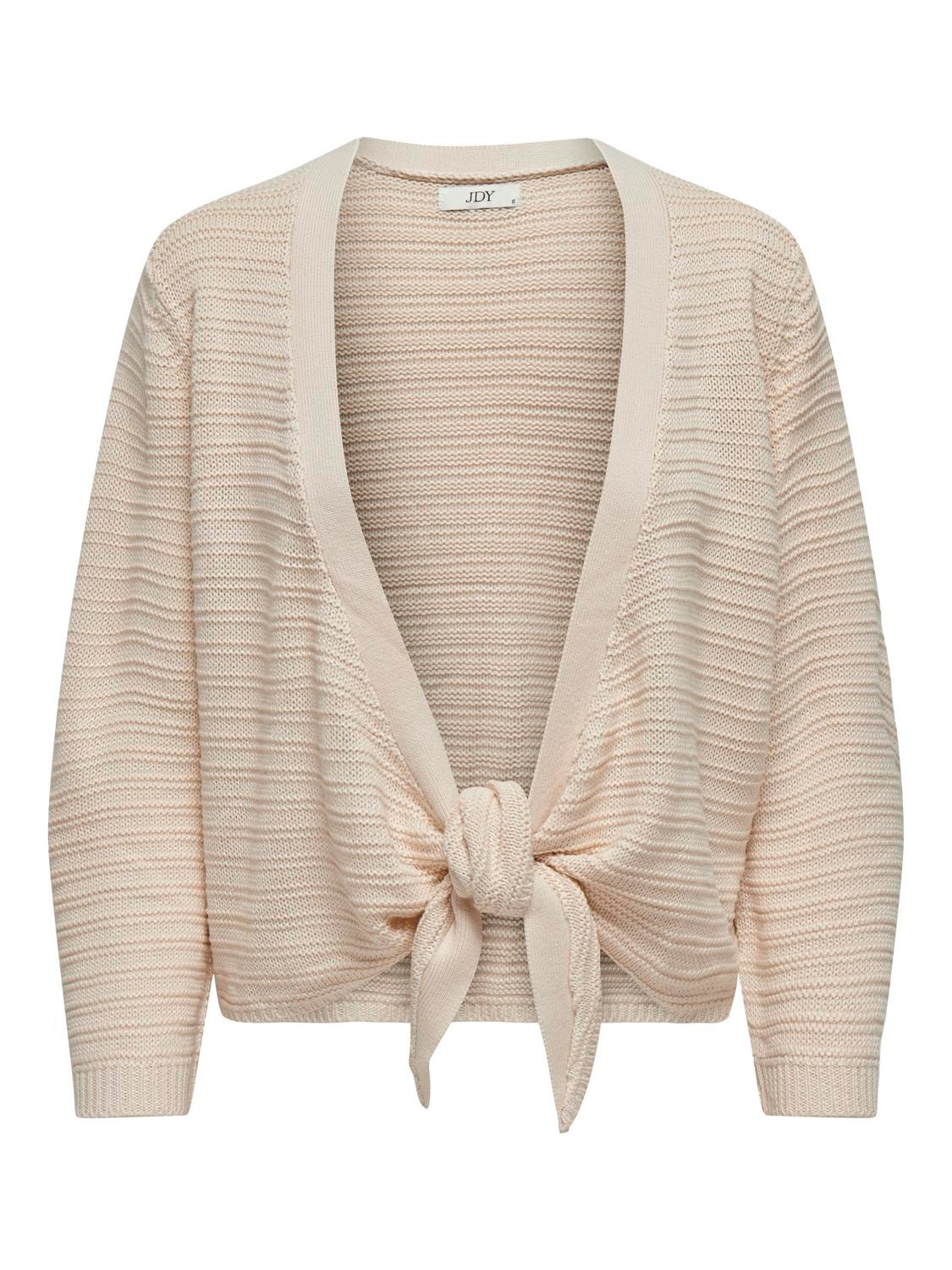 ONLY V-neck knitted cardigan -Tapioca - 15325053