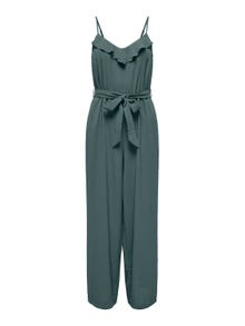 ONLY Jumpsuit with tie belt -Balsam Green - 15325078