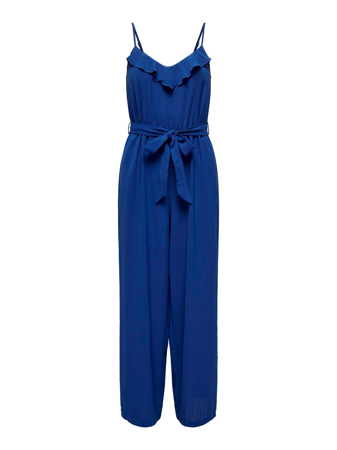 ONLY Jumpsuit with narrow straps -Mazarine Blue - 15325078