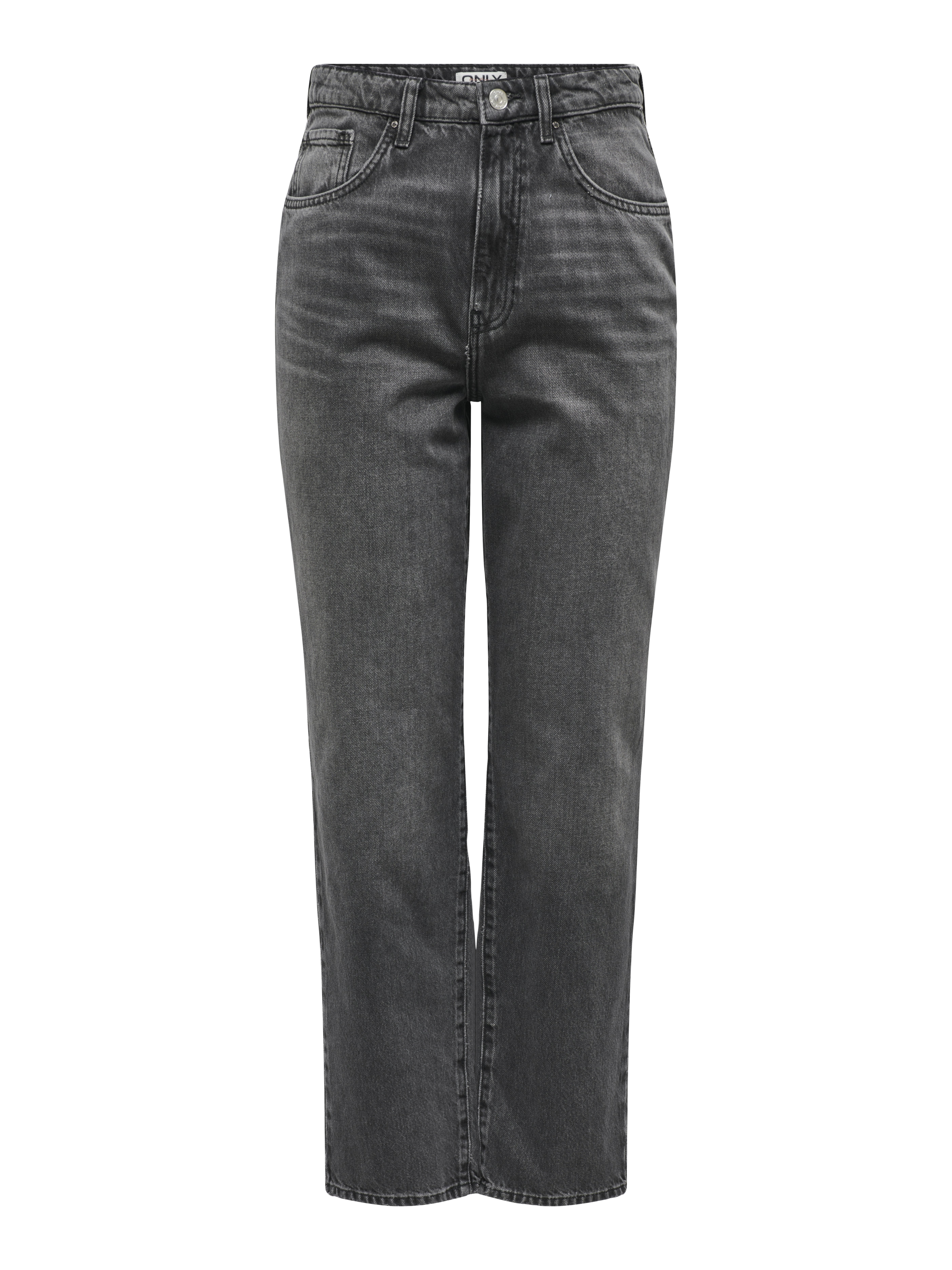 ONLROBYN Mittlere Taille Gerade geschnitten Jeans | Dunkelgrau | ONLY®
