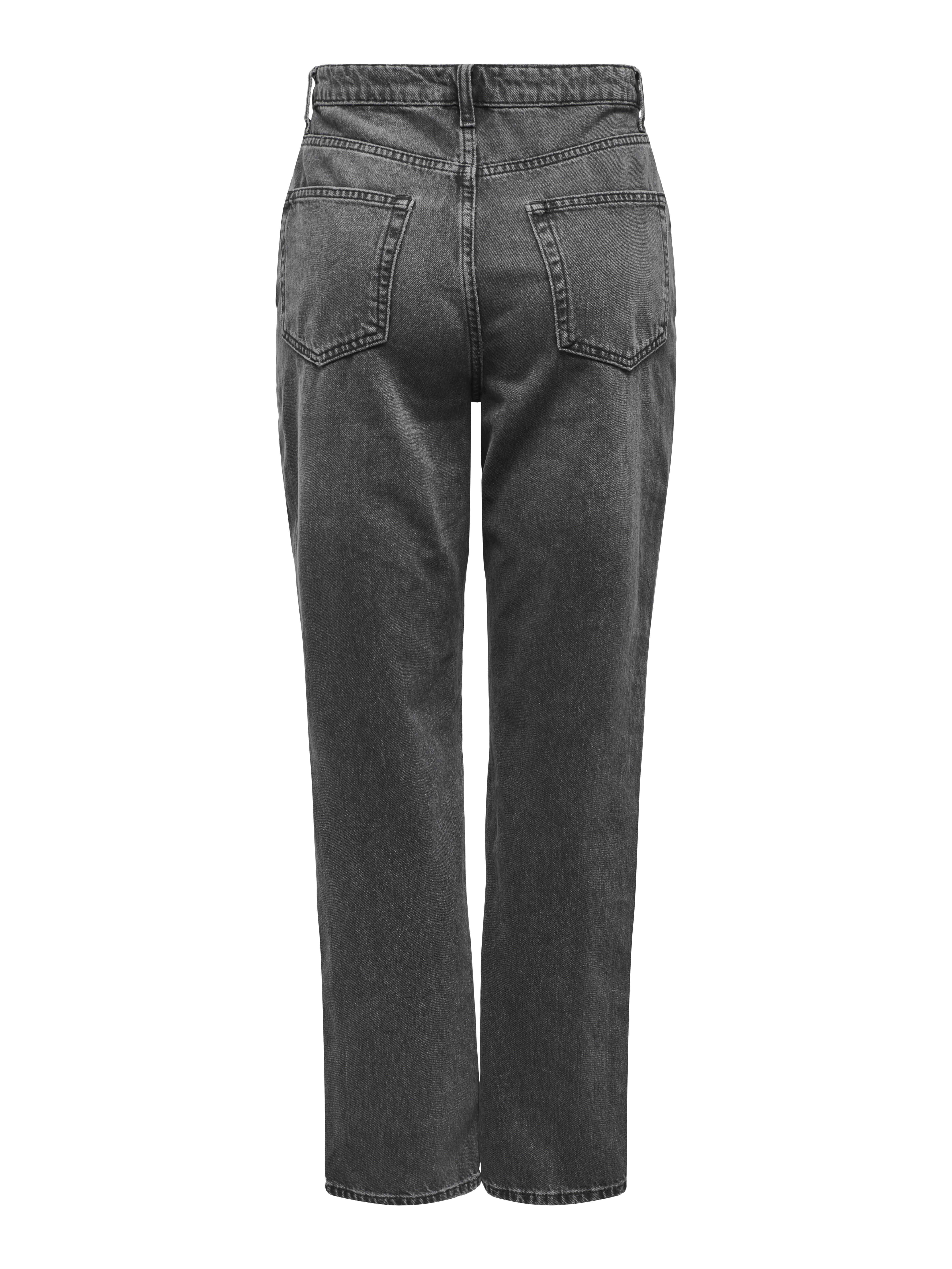 ONLROBYN Mittlere Taille Gerade geschnitten Jeans | Dunkelgrau | ONLY®