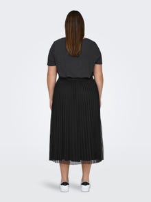 ONLY Curve Midi skirt -Black - 15325111