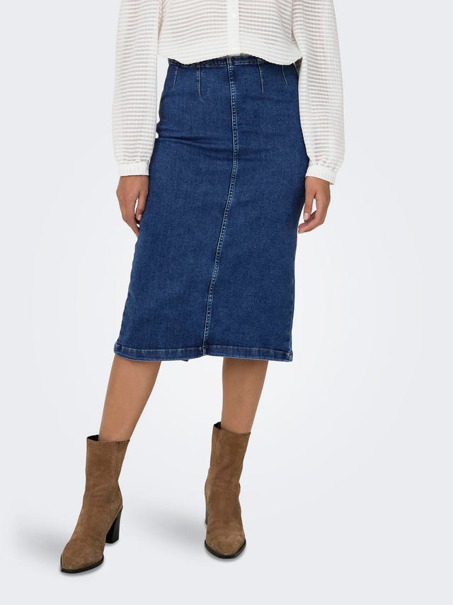 ONLY Mid waist Midi skirt - 15325149