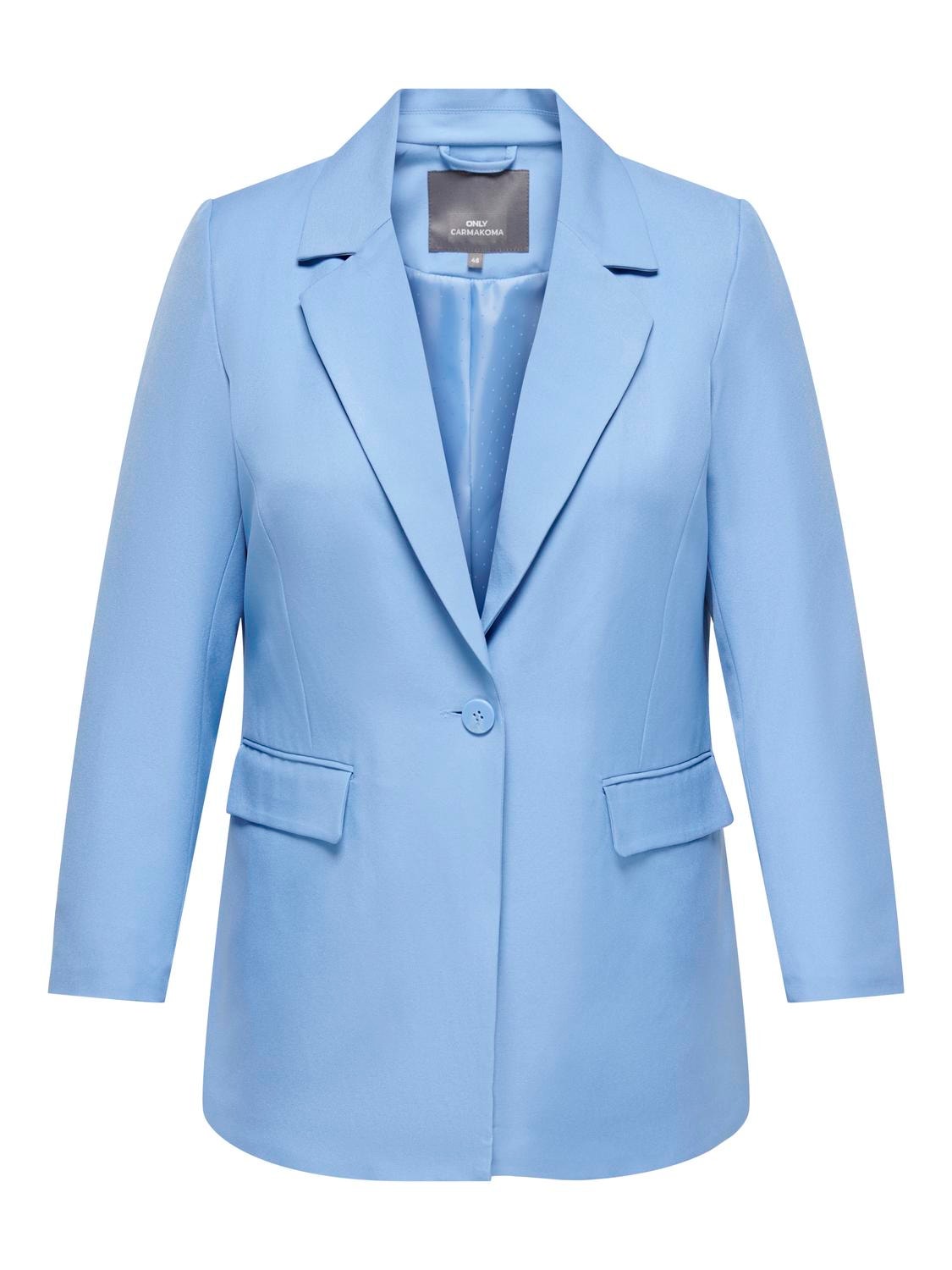 ONLY Blazers Comfort Fit Col à revers -Blissful Blue - 15325162