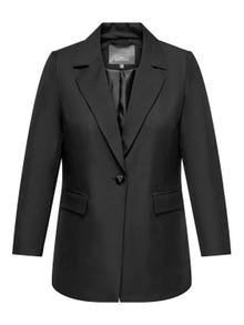 ONLY Comfort Fit Reverse Blazer -Black - 15325162