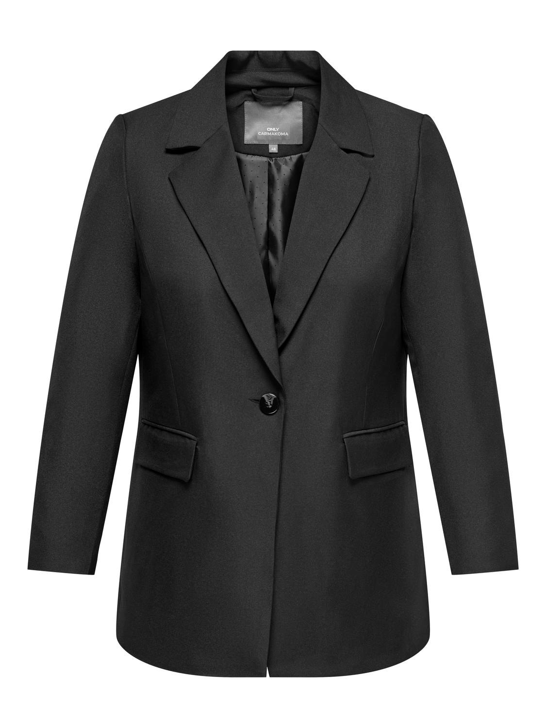 Curvy classic blazer, Black