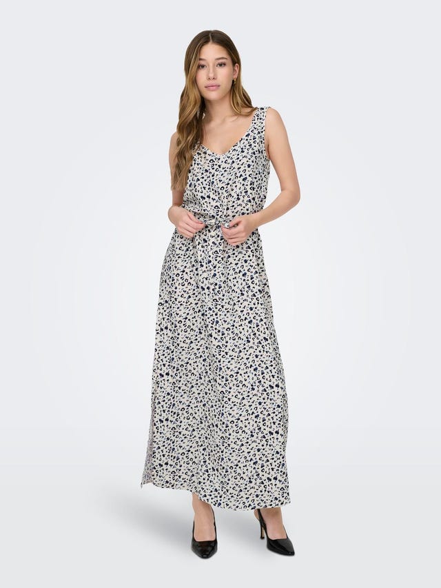 ONLY Regular Fit V-Neck Long dress - 15325234