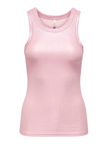 ONLY Metallic tank top -Candy Pink - 15325270