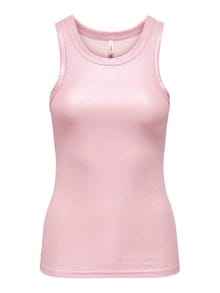 ONLY Metallisk tanktop -Candy Pink - 15325270