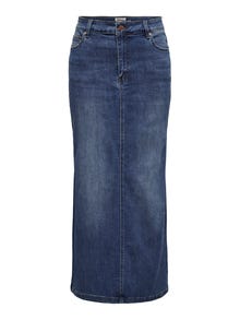 ONLY Jupe longue Taille moyenne -Medium Blue Denim - 15325333