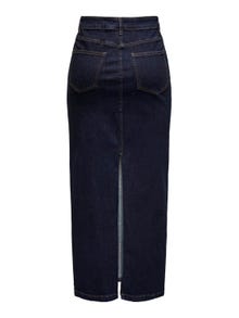 ONLY Jupe longue Taille moyenne -Dark Blue Denim - 15325333