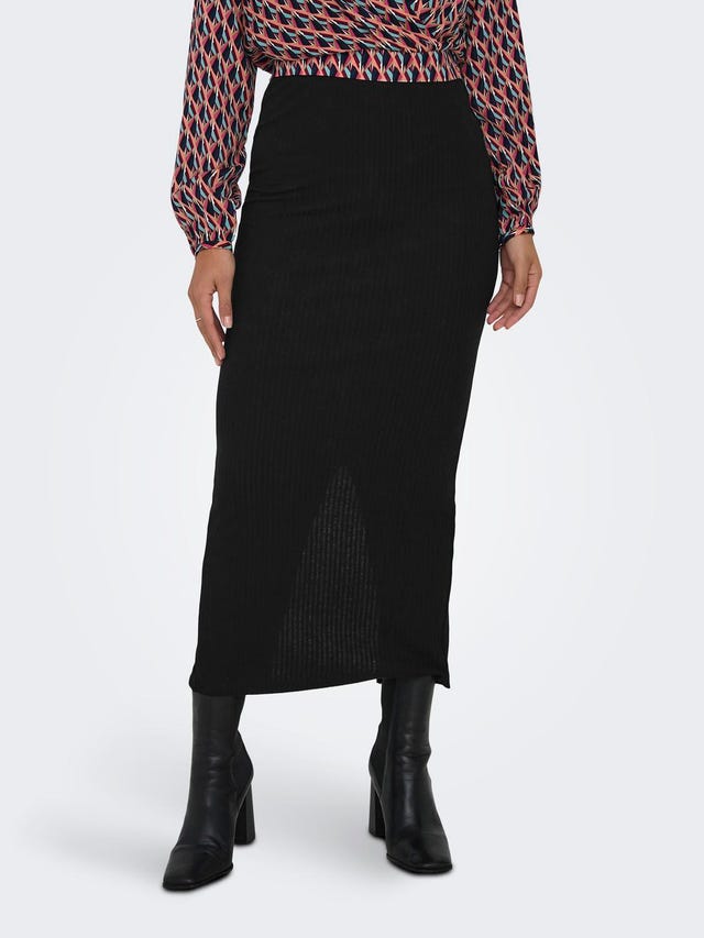 ONLY Midi skirt with slice - 15325468