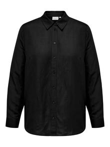 ONLY Curvy loose shirt -Black - 15325631