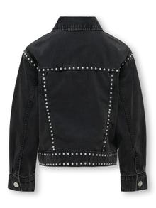 ONLY Studded denim jacket -Black - 15325729