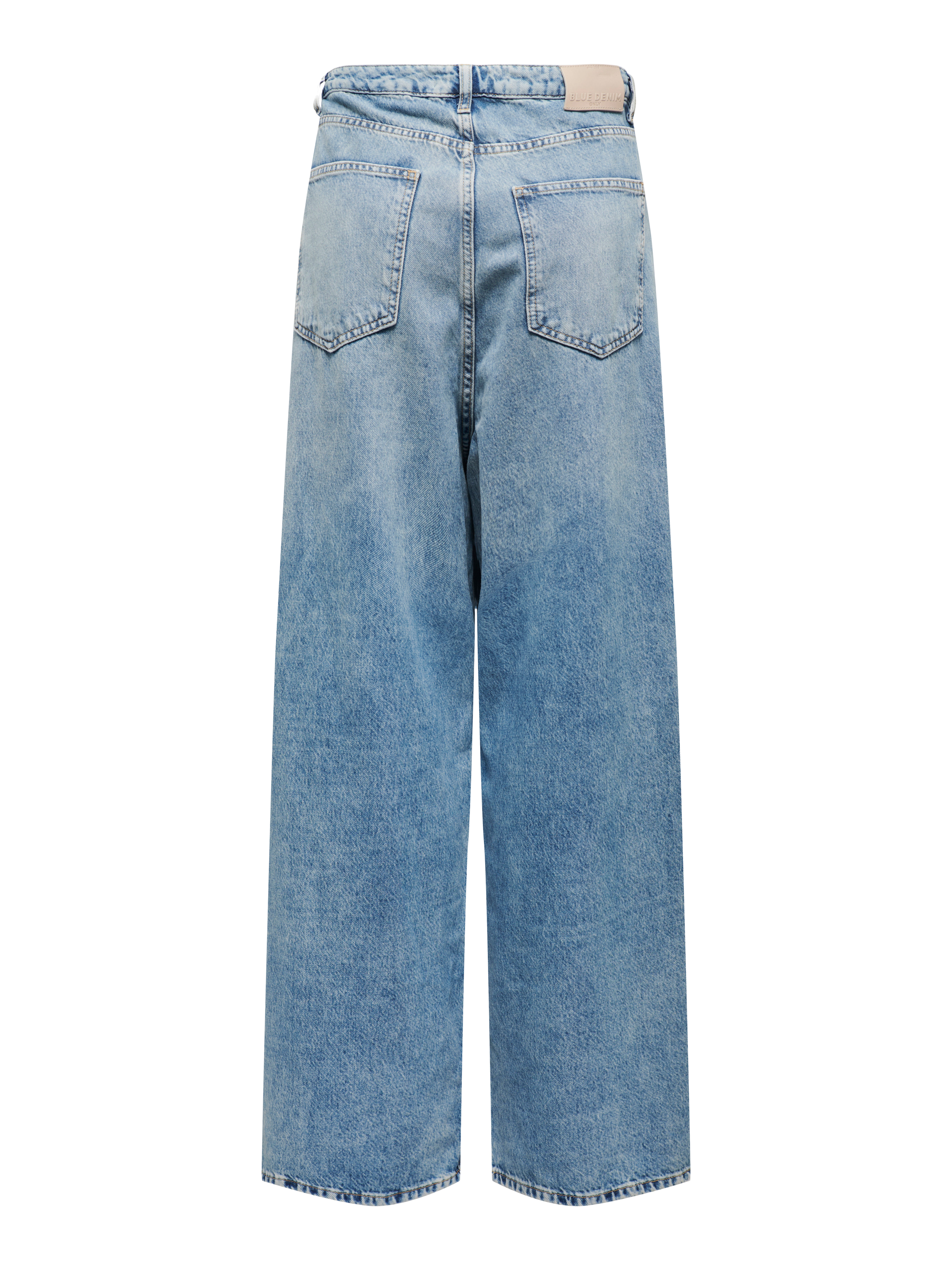 Thumbnail - Onlecho Mittlere Taille Weiter Beinschnitt Jeans